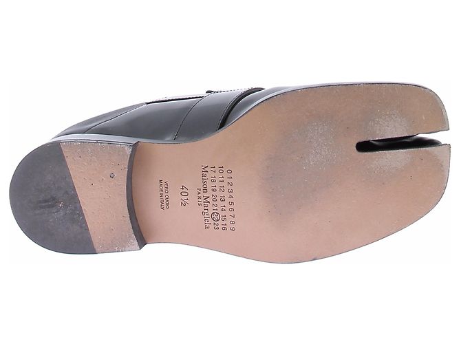 Maison Martin Margiela Mocasines Tabi de cuero Negro - vista 5