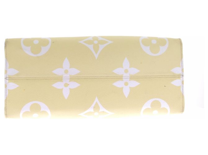 Sac cabas Louis Vuitton Onthego en cuir rose - vue 9
