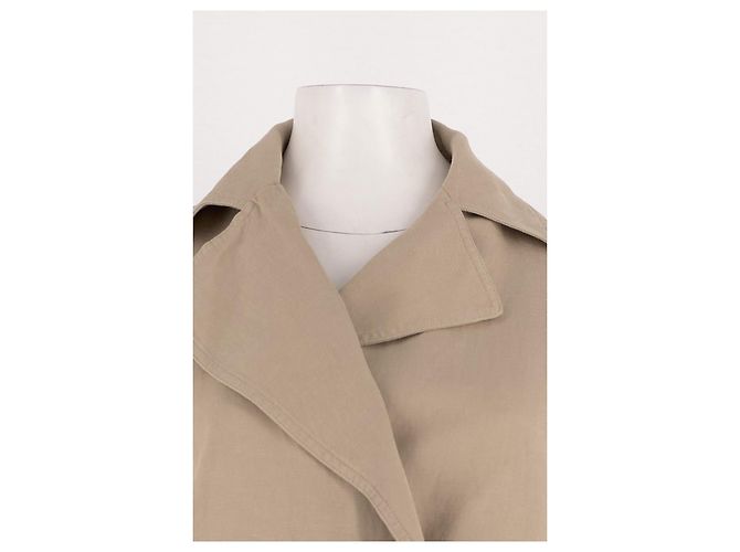 Autre Marque Giacca corta beige M&S in viscosa XS - vista 2