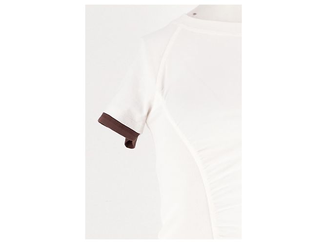 Autre Marque Top de algodão branco Damson Madder - vista 3