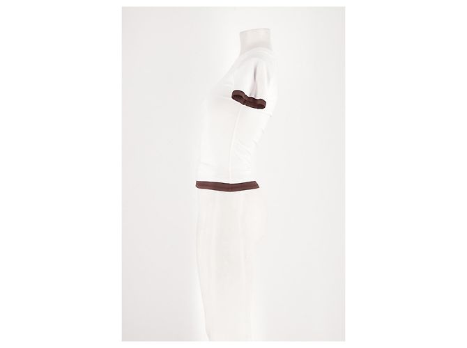 Autre Marque Top de algodão branco Damson Madder - vista 5