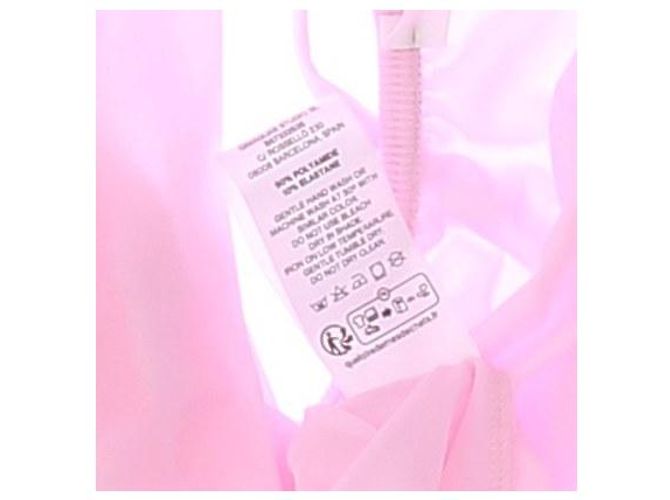 Autre Marque Top rosa con pizzo - vista 5