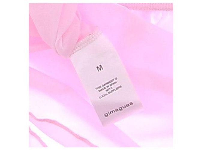 Autre Marque Top rosa con pizzo - vista 6