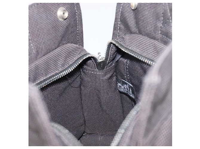 Hermès HERMES Her Line Tote PM Tote Bag Canvas Gray Silver - vista 17