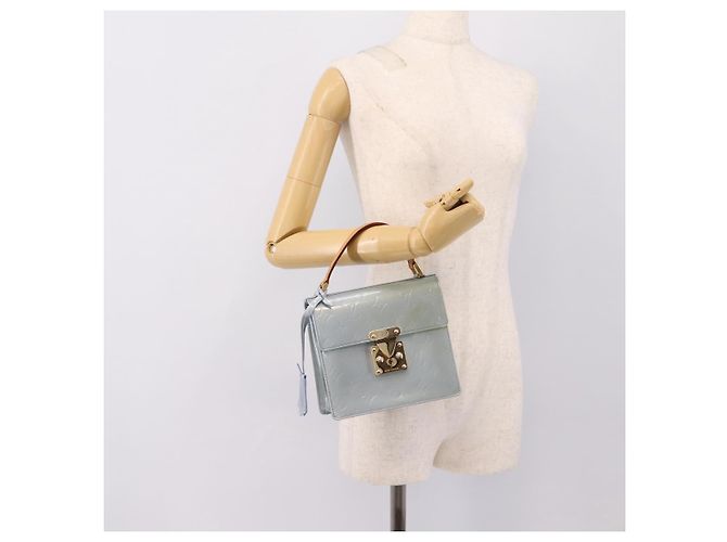 LOUIS VUITTON Monogram Vernis Spring Street Hand Bag Lavande M91216 - vista 23