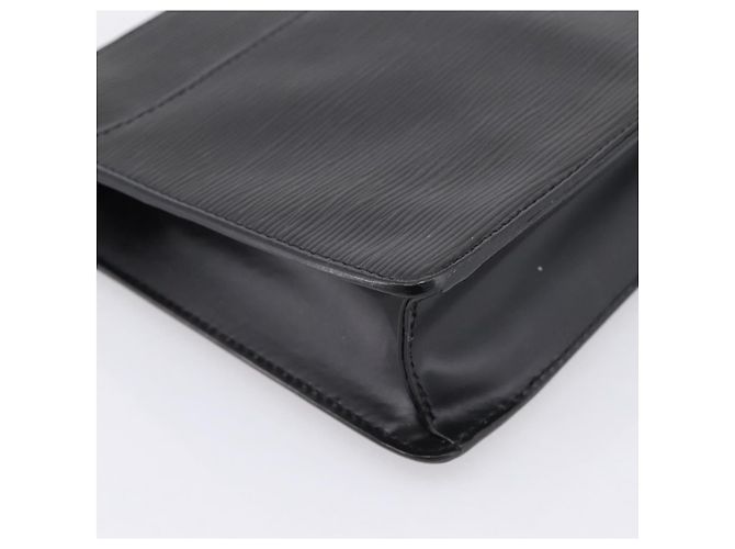LOUIS VUITTON Epi Pochette Homme Clutch Bag Black M52522 LV - vista 14