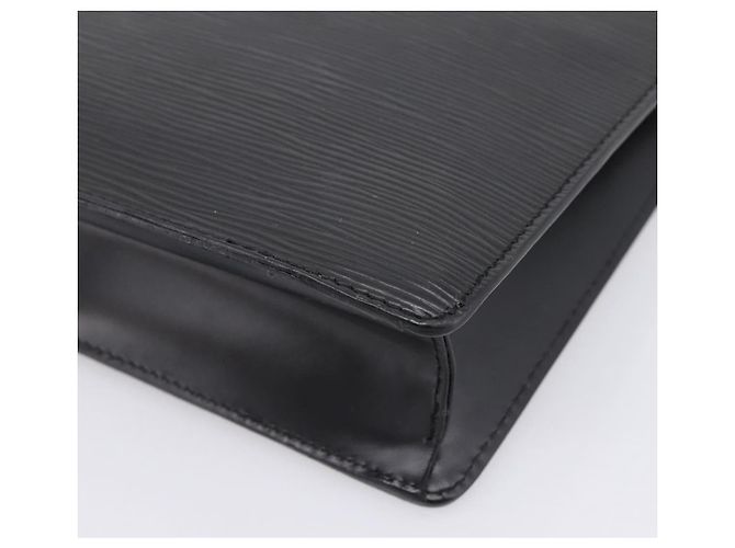 LOUIS VUITTON Epi Pochette Homme Clutch Bag Black M52522 LV - vista 15