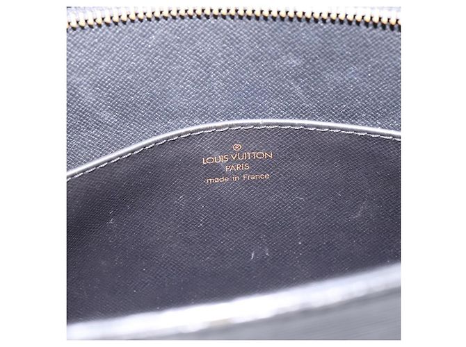 LOUIS VUITTON Epi Pochette Homme Clutch Bag Black M52522 LV - vista 17