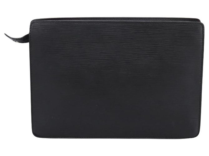 LOUIS VUITTON Epi Pochette Homme Clutch Bag Black M52522 LV - vista 2
