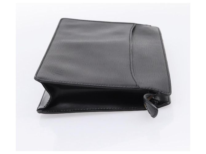 LOUIS VUITTON Epi Pochette Homme Clutch Bag Black M52522 LV - vista 4