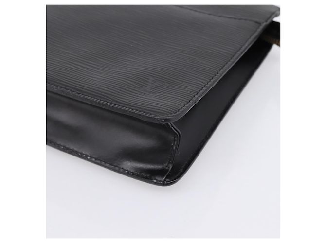 LOUIS VUITTON Epi Pochette Homme Clutch Bag Black M52522 LV - vista 7