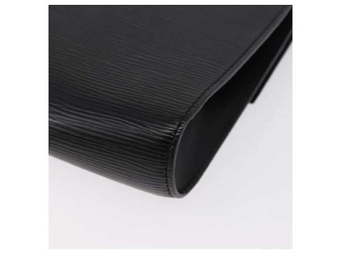 LOUIS VUITTON Epi Chaillot Clutch Bag Black M52542 LV - vista 16