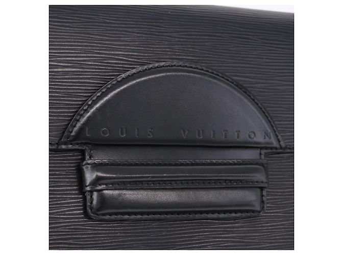 LOUIS VUITTON Epi Chaillot Clutch Bag Black M52542 LV - vista 17