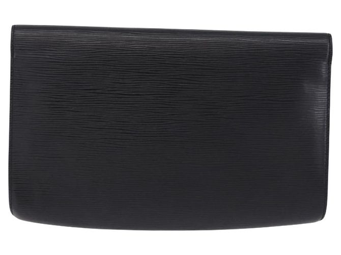 LOUIS VUITTON Epi Chaillot Clutch Bag Black M52542 LV - vista 2