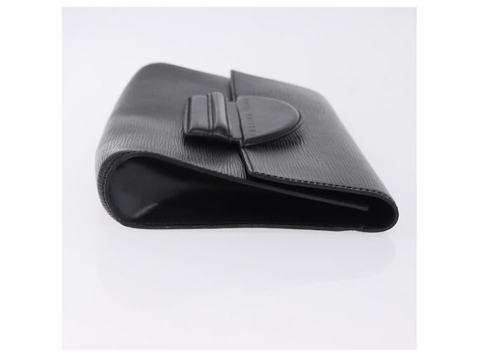 LOUIS VUITTON Epi Chaillot Clutch Bag Black M52542 LV - vista 4