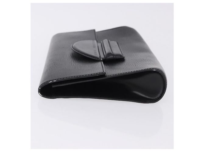 LOUIS VUITTON Epi Chaillot Clutch Bag Black M52542 LV - vista 5