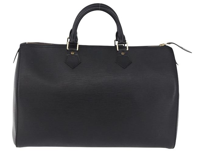 LOUIS VUITTON Epi Speedy 35 Hand Bag Noir Black M42992 LV - vista 13