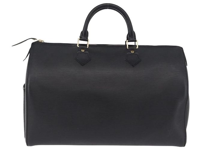 LOUIS VUITTON Epi Speedy 35 Hand Bag Noir Black M42992 LV - vista 2