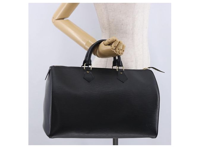 LOUIS VUITTON Epi Speedy 35 Hand Bag Noir Black M42992 LV - vista 22