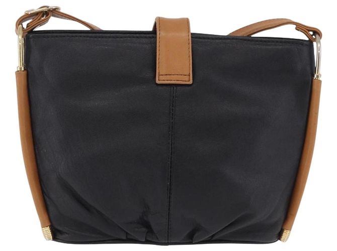 Autre Marque SAINT LAURENT Shoulder Bag Leather Black Gold - vista 2