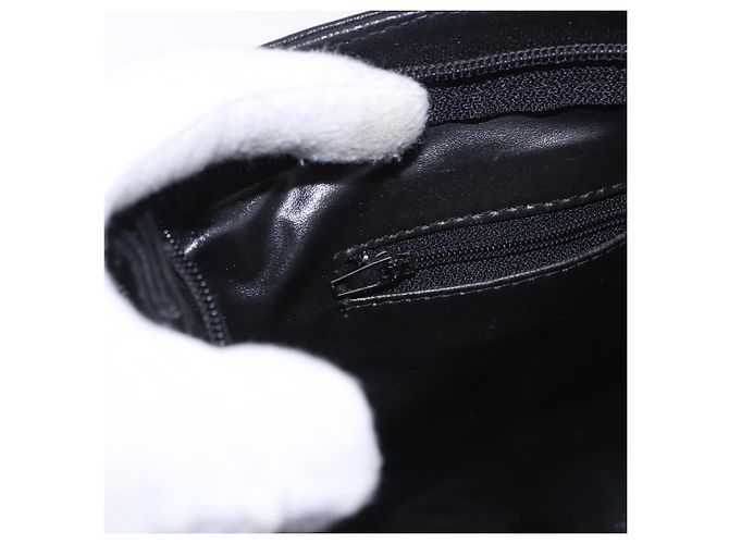 Autre Marque SAINT LAURENT Shoulder Bag Leather Black Gold - vista 23