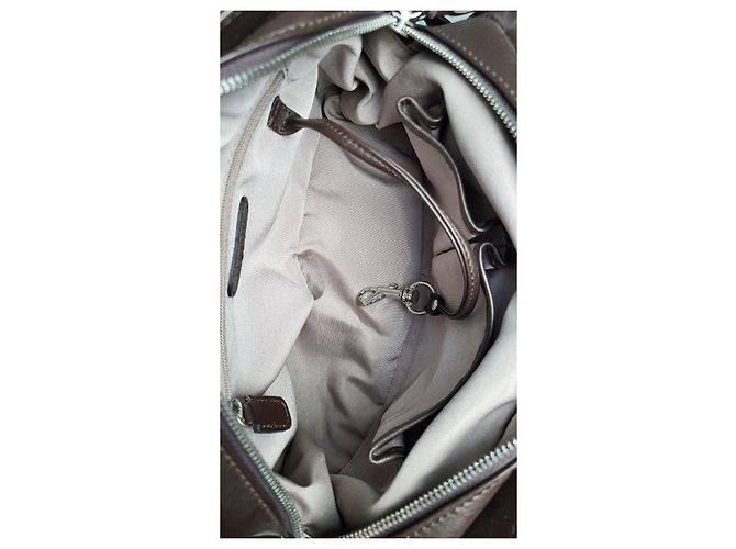Borsa a mano Le Tanneur Mathilde in pelle marrone - vista 10