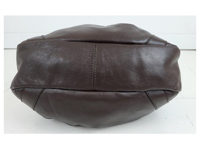 Borsa a mano Le Tanneur Mathilde in pelle marrone - vista 3