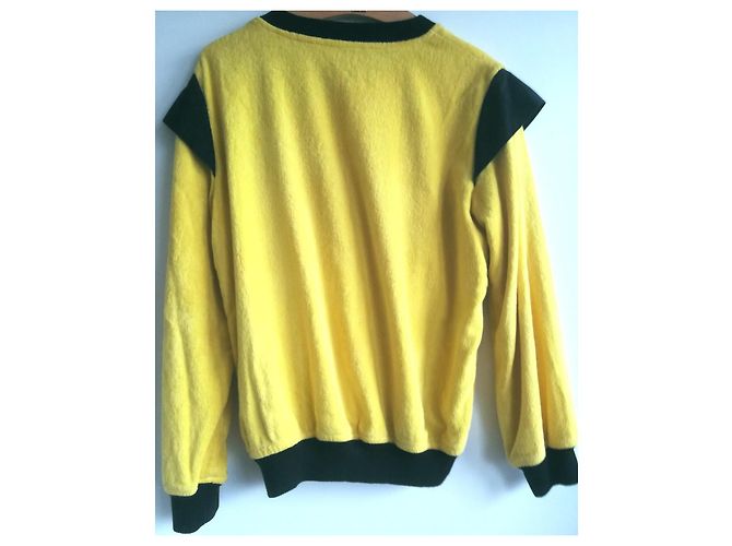 Sweatshirt Charles Jourdan amarela e preta Preto Amarelo - vista 2