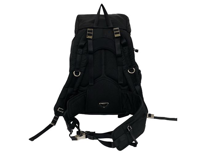 Mochila Prada em nylon Tessuto Pocono Preto - vista 3