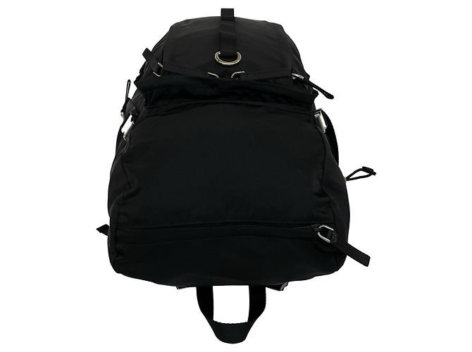 Mochila Prada em nylon Tessuto Pocono Preto - vista 4