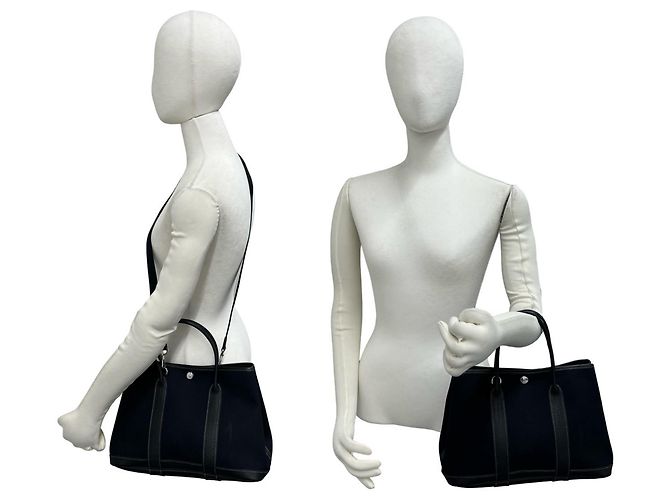 Hermès Borsa a tracolla HERMES Garden Party TPM Nero - vista 2