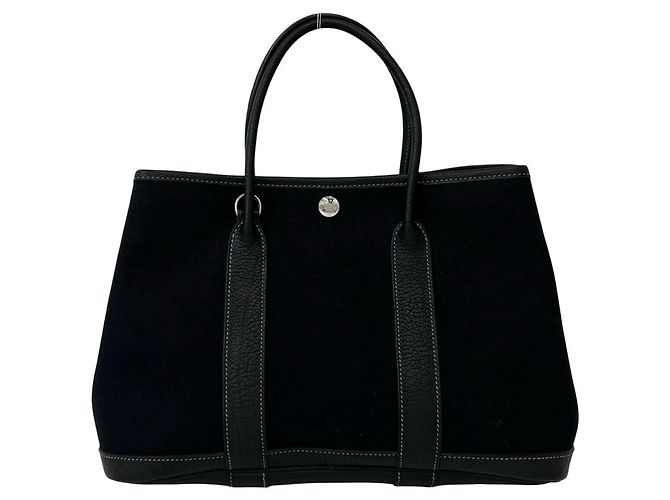 Hermès Borsa a tracolla HERMES Garden Party TPM Nero - vista 3