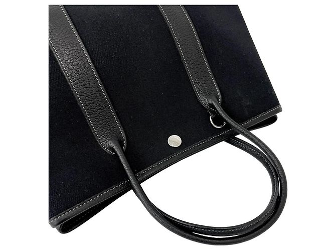 Hermès Borsa a tracolla HERMES Garden Party TPM Nero - vista 4
