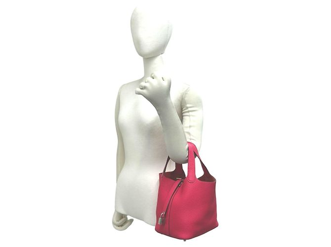 Hermès HERMES Picotin Lock MM Handbag Pink - view 2