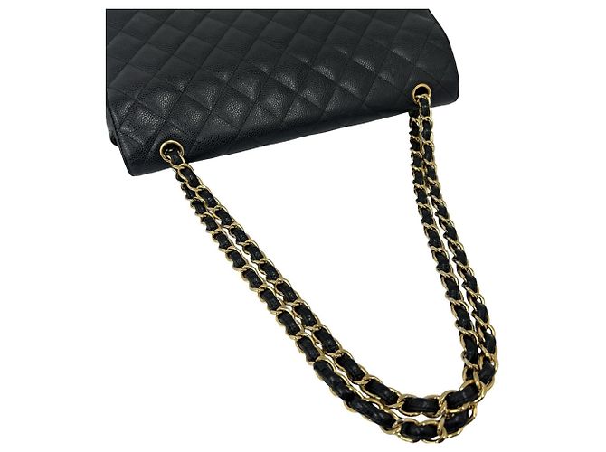 Borsa a tracolla Chanel Matelassé Coco Mark Black Nero - vista 4
