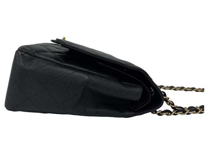 Borsa a tracolla Chanel Matelassé Coco Mark Black Nero - vista 6