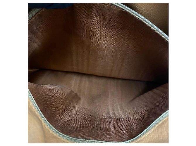 Céline Celine Vintage Macadam Blazon Pattern Triomphe Schultertasche Braun - Ansicht 10