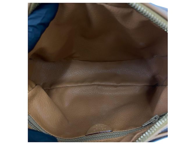 Céline Celine Vintage Macadam Blazon Pattern Triomphe Schultertasche Braun - Ansicht 9