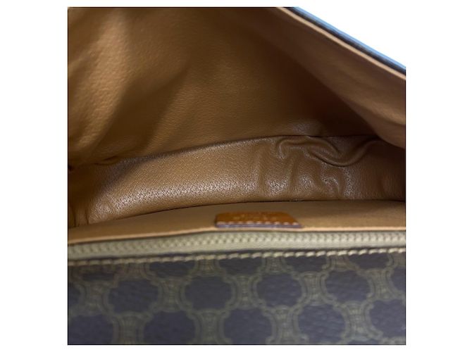 Céline CELINE Vintage Macadam Blazon Pattern Shoulder Bag Brown - view 9