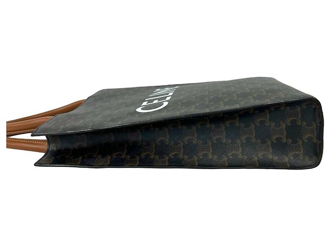 Céline Celine Vertical Cabas Triomphe Handbag Brown - view 5