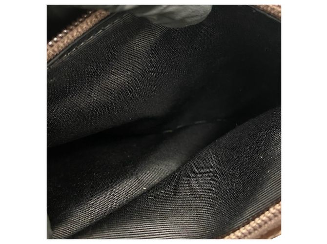 Borsa a tracolla Burberry Nova Check in tela e pelle Marrone Beige - vista 10