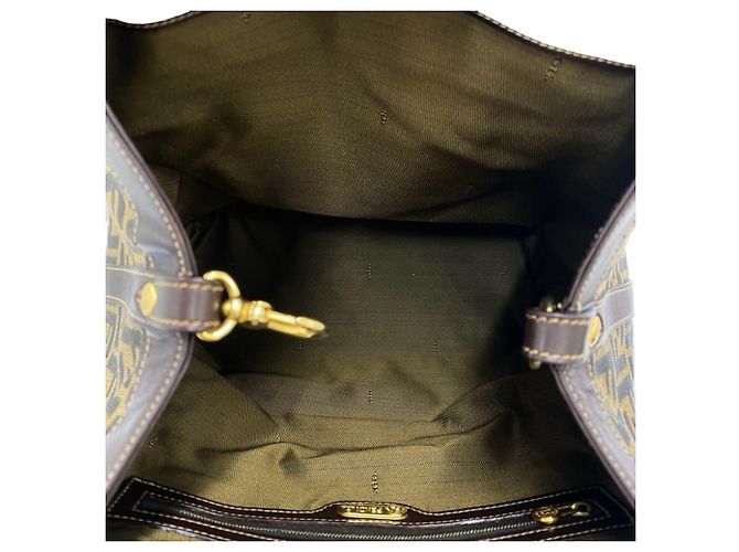 Fendi Vintage Zucca FF Pattern Handtasche Tote Bag Braun - Ansicht 9