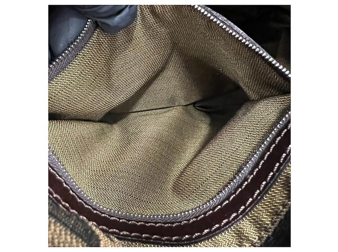 Borsa a mano/Borsa a tracolla Fendi Zucca FF Pattern Marrone Nero - vista 10