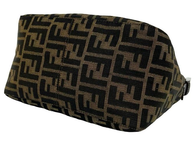 Borsa a mano/Borsa a tracolla Fendi Zucca FF Pattern Marrone Nero - vista 8