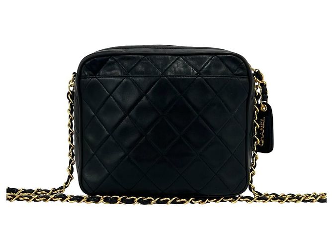Chanel Vintage Matelassé Coco Schultertasche Schwarz - Ansicht 3