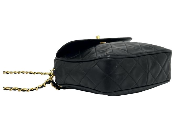 Chanel Vintage Matelassé Coco Schultertasche Schwarz - Ansicht 7