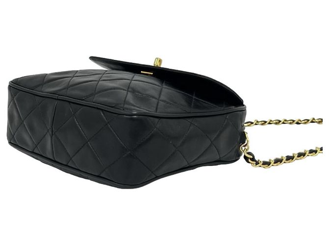 Chanel Vintage Matelassé Coco Schultertasche Schwarz - Ansicht 8