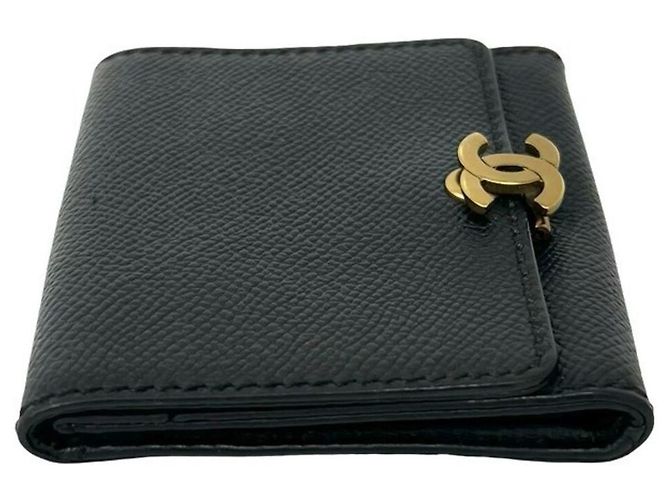 Chanel Vintage Coco Mark Leather Coin Purse - view 5