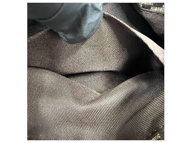 Bolso Semi-One Shoulder Fendi Zucchino FF Pattern Castaño Beige - vista 10