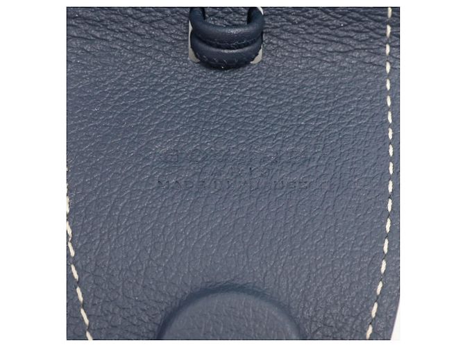 Charm per borsa Goyard in pelle Navy Blu navy - vista 3